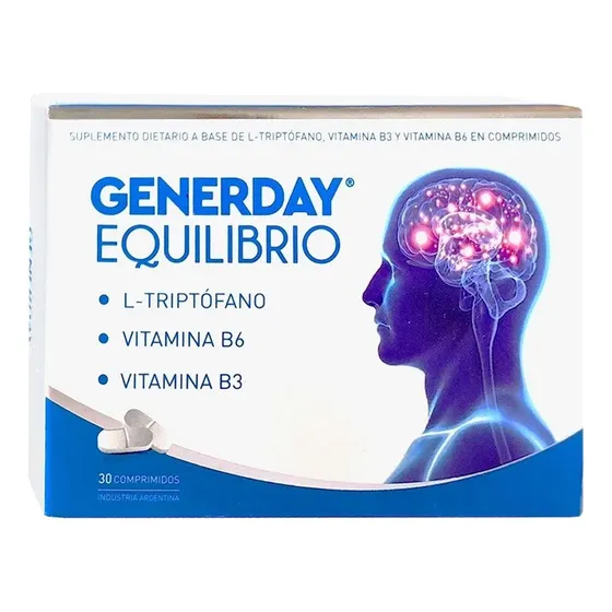 Generday Equilibrio Ansiedad Relajación X 30 Comprimidos