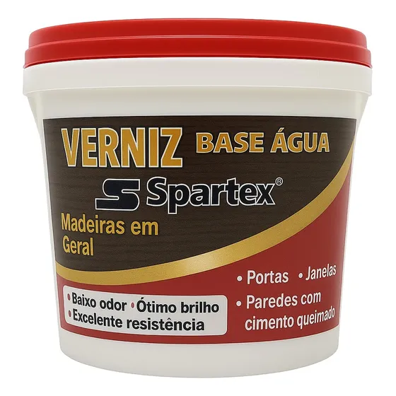 Verniz Base Agua Acrílica Madeira Semi Brilhante 3,6 L