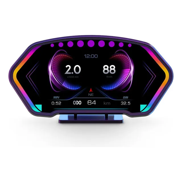 , Display De Medidor Obd2 Para Carros, Velocímetro Gps