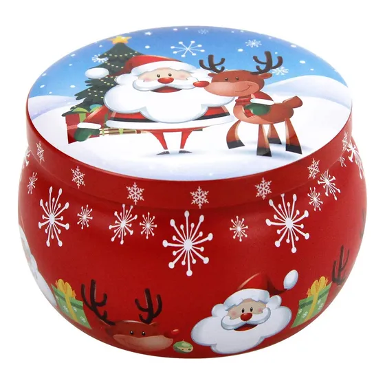 Portavela Navidad Decoracion Clasica Aroma Limon Siciliano B