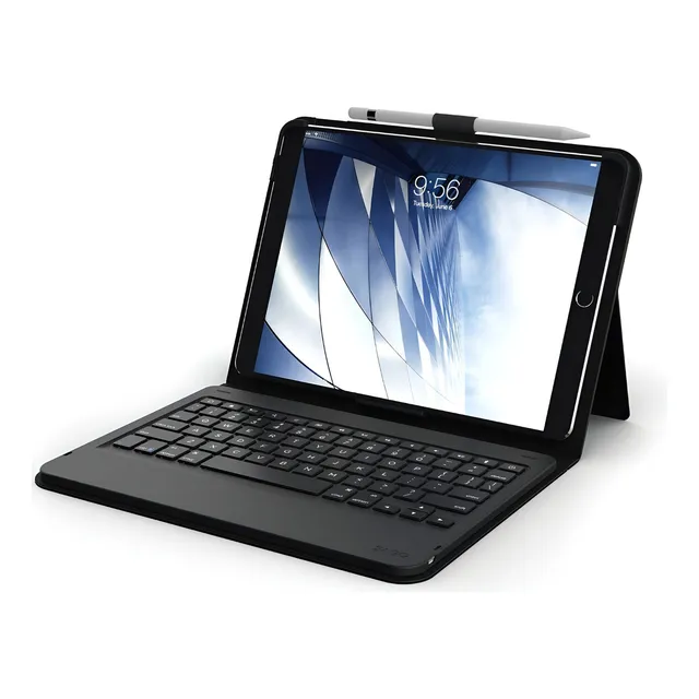 Funda Con Teclado Para iPad 7 Zagg Color Negro