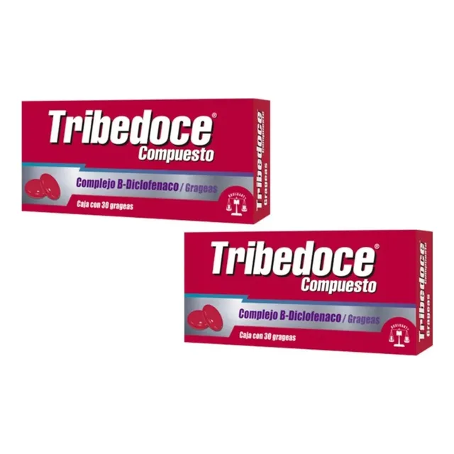 2 Cajas De Tribedoce Compuesto 30 Grageas