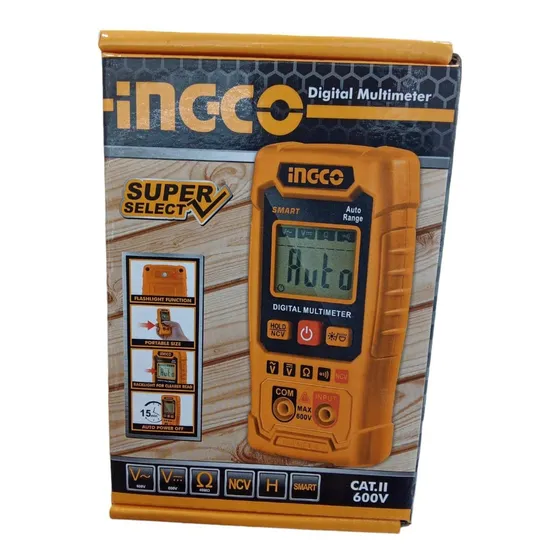 Tester Multímetro Digital De Mano Ingco ( Cat.ii - 600v )