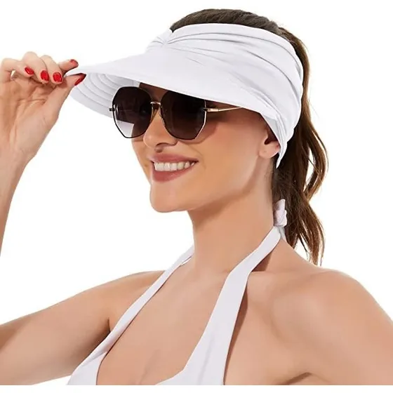 Sombrero De Sol Para Mujer Gorro De Playa Protección Uv Moda