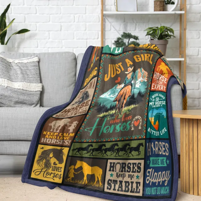 Manta De Caballo, Regalos De Caballo Para Niñas, Manta De Y