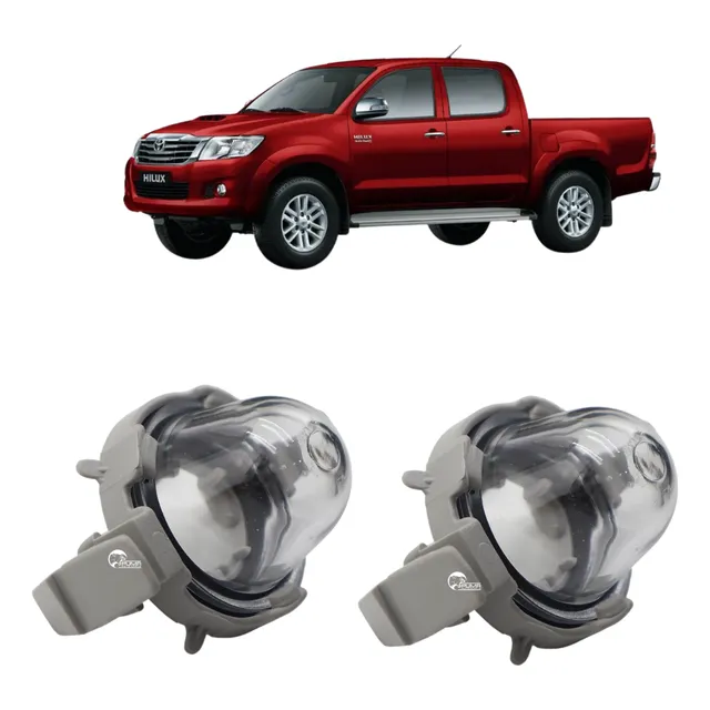 Par Lanterna Luz De Placa Hilux 2005 Até 2014 Com Soquete
