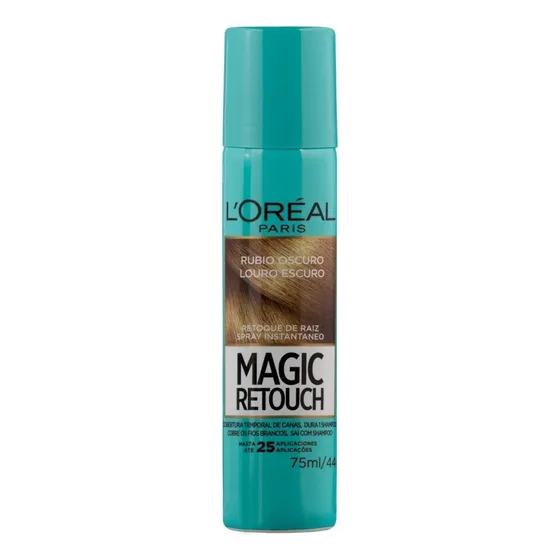 Kit Tintura L'Oréal Paris Magic retouch tono rubio oscuro para cabello 75 ml