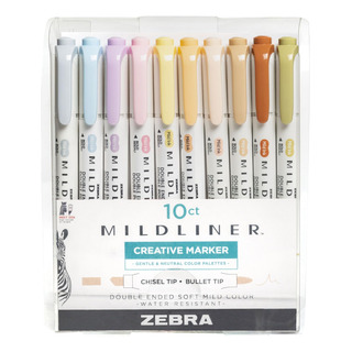 Set De Iluminadores Zebra Pen Mildliner De Doble Punta, Paqu Set De Iluminadores Zebra Pen Mildliner De Doble Punta, Paqu