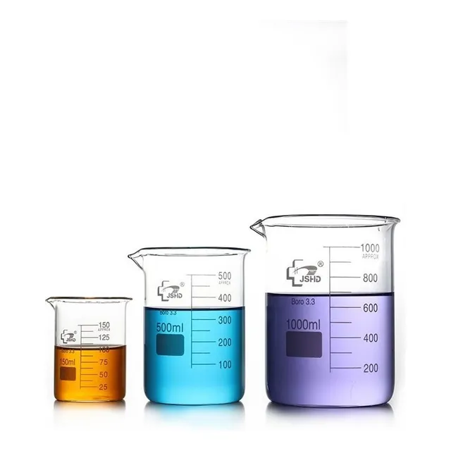 Kit Material Laboratorio Vasos Varilla Termometro Guantes Et