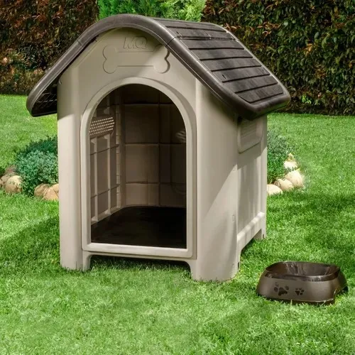 Casa De Perro Raza Mediana Mq Color Wengue #e