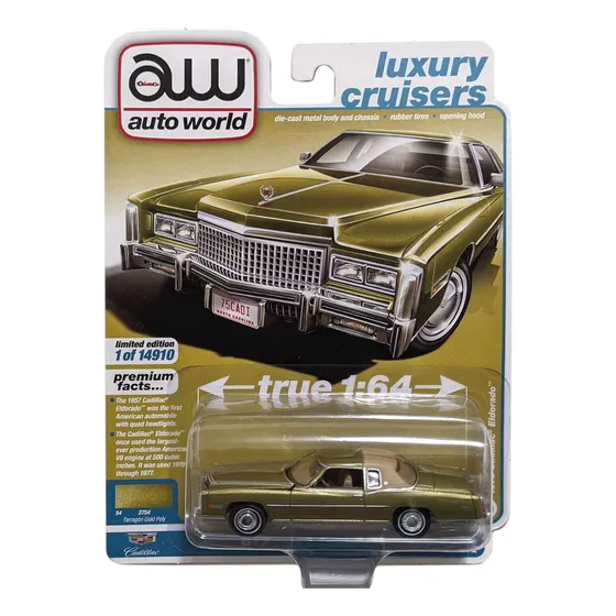 Cadillac Eldorado 1975 - Auto World Miniatura 1/64