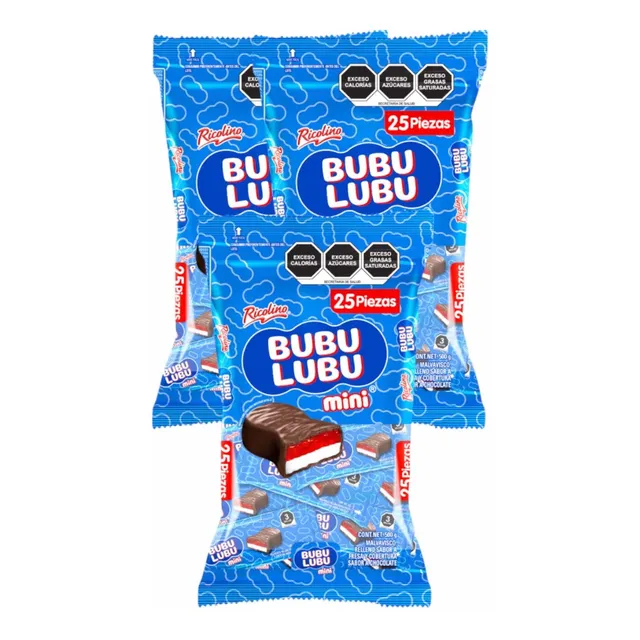 Bubulubu Mini Ricolino 75 Pz 1.5 Kg