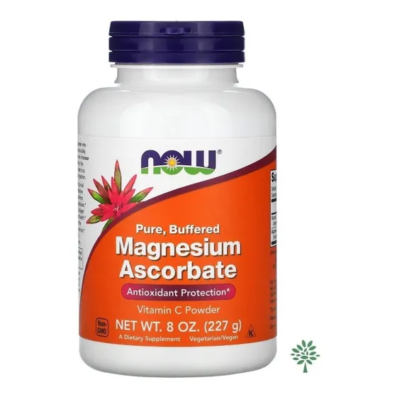 Ascorbato de magnesio Ascorbato de magnesio en polvo 227 g Now Foods