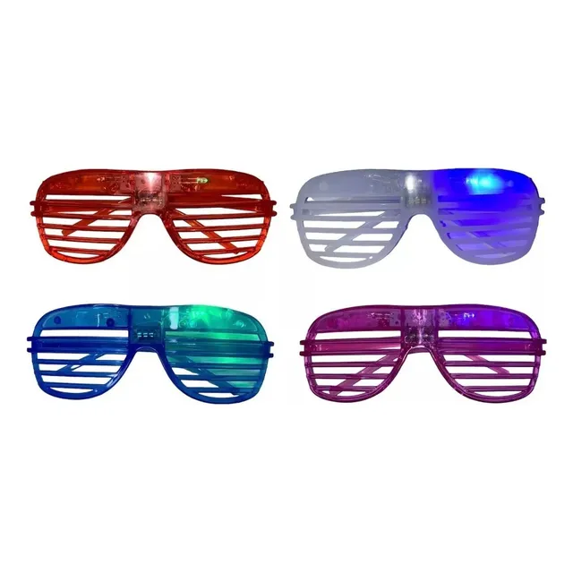 26 Lentes Luminosos Luz Led Retro Fiesta Batucada Boda