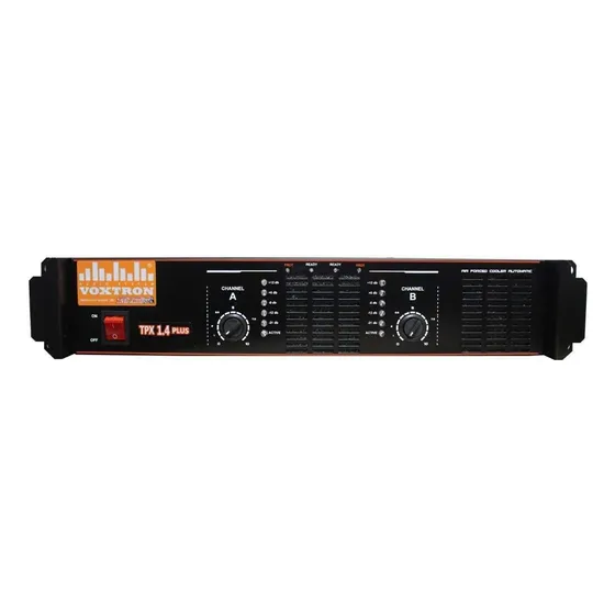 Amplificador Voxtron Tpx 1.4 Plus Preto 1.4 Kw