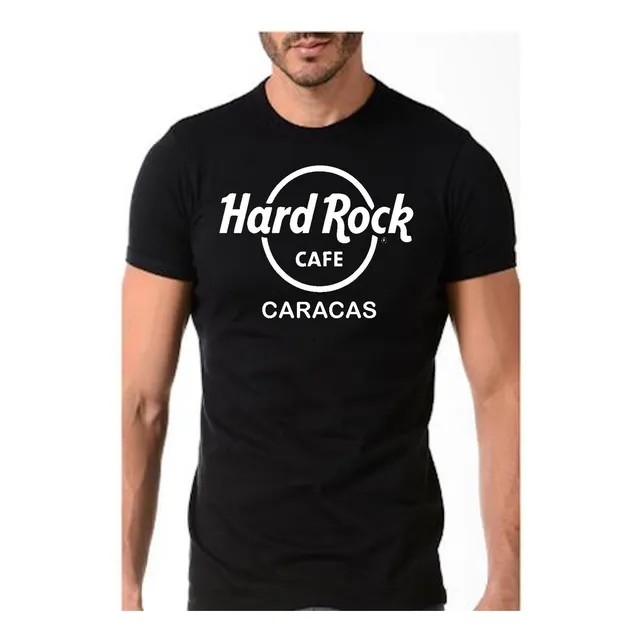 Franela Hard Rock Cafe Caracas New York London 100% Algodon