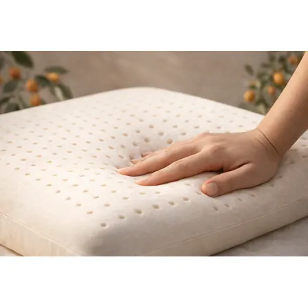 Travesseiro Látex Natural Médio Lardoux 60x40x12 Firme Branco