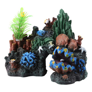 Adorno Acuario Pecera Marina Cueva Coral Resina Artificial Adorno Acuario Pecera Marina Cueva Coral Resina Artificial