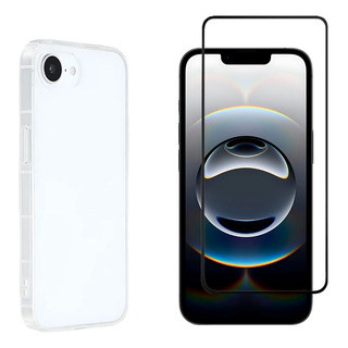 Capa Anti-shock + Película De Hydrogel Para iPhone 16e Capa Anti-shock + Película De Hydrogel Para iPhone 16e