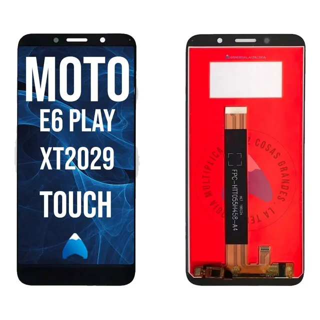 Modulo Display Tactil Pantalla Compatible Moto E6 Play Negro