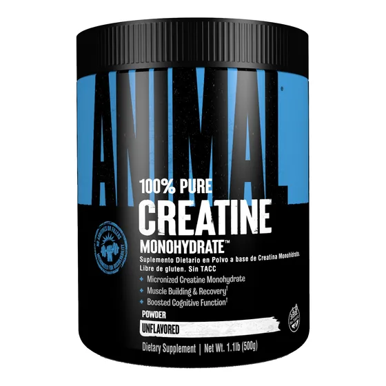 Creatine Monohydrate 100% Pure 500 Gramos - Animal