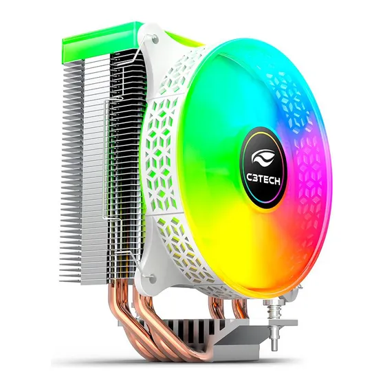 Cooler Processador Cpu Rgb Gamer Ryzen Intel C3tech Fc-l150