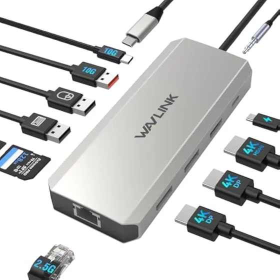 Estación De Acoplamiento Para Portátil, Wavlink