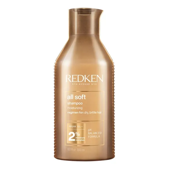 Redken All Soft Shampoo 300ml - Cabelos Secos e Opacos