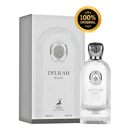 Perfume Árabe Feminino Delilah Blanc Maison Alhambra 100ml Original Importado Fixação Forte