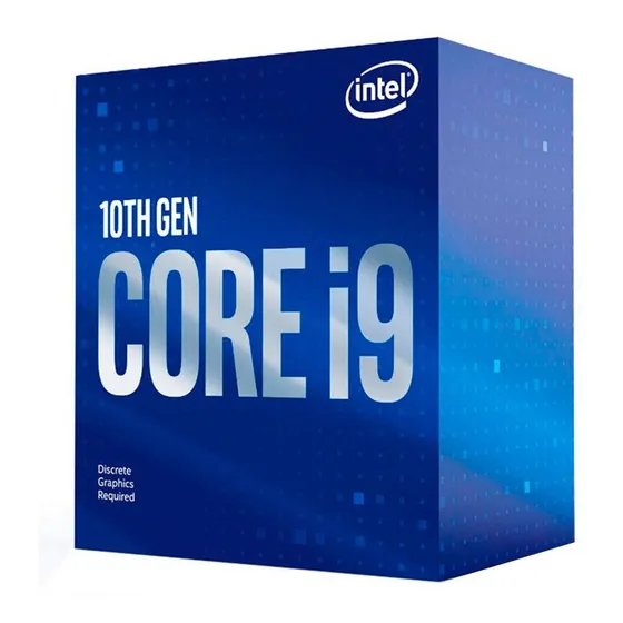 Processador gamer Intel Core i9-10900F BX8070110900F de 10 núcleos e 5.2GHz de frequência sem gráfico integrado