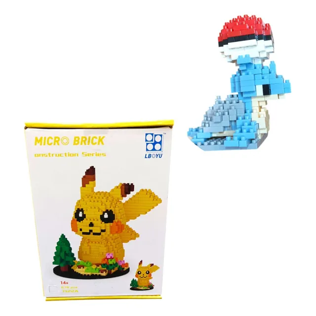Set De Mini Bloques Para Armar De Pokemon - Pikachu