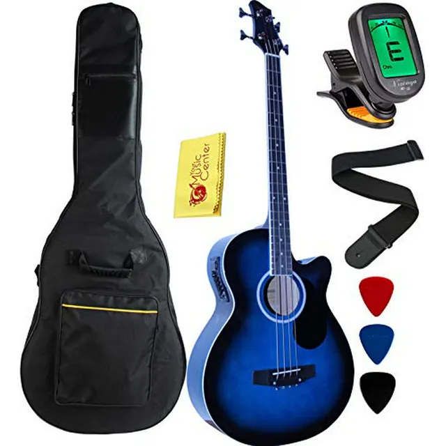 Bajo Acústico-eléctrico Vizcaya 4 Cuerdas Tamaño Completo Co