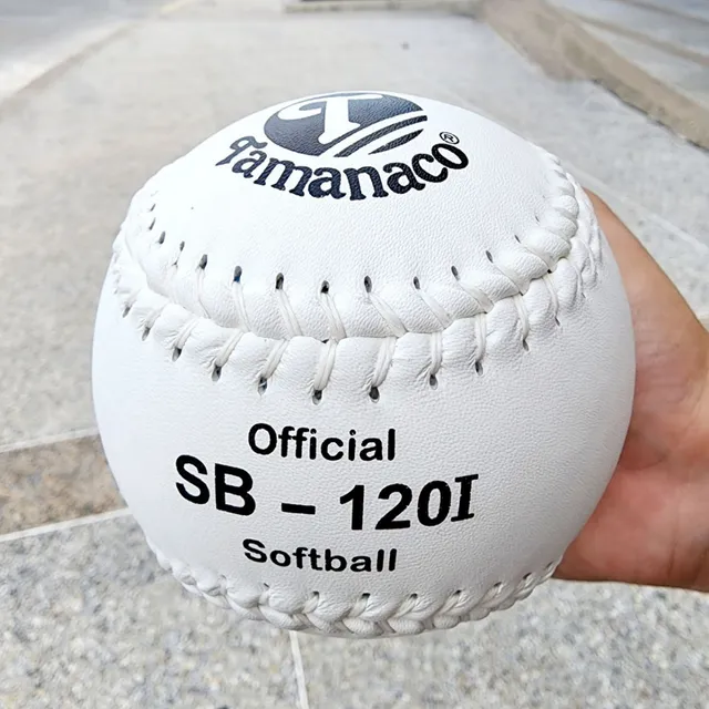 Pelota De Softbol Tamanaco 120i De Cuero Original