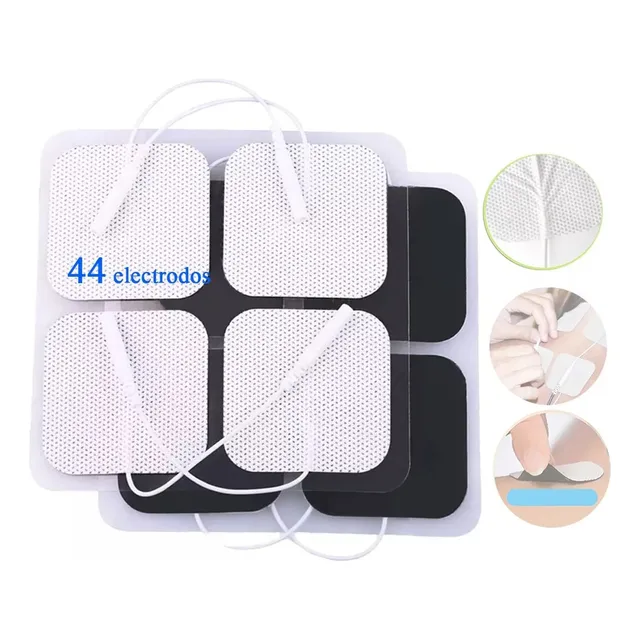 44 Unids Almohadillas De Electrodos 5x5 Electroterapia Tens