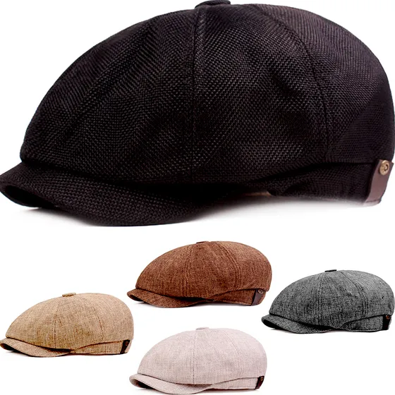 Boina Gatsby Española De Hombre, Gorro Vintage Transpirable