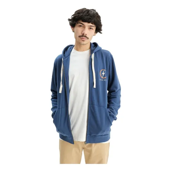 Campera C/capucha Bolt Lifestyle Hombre Circle Marino Cli