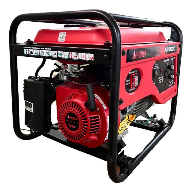 Generador Portátil Power Ap5000 5 Kw Monofásico