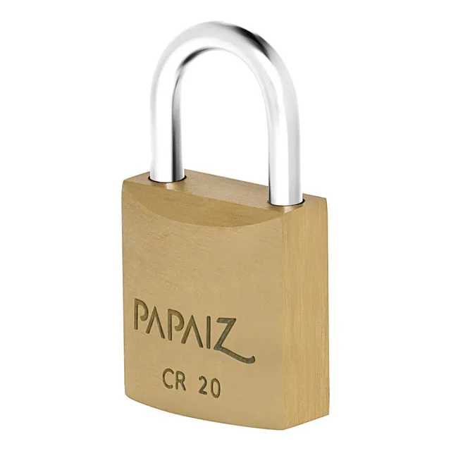 Candado Igual Combinacion Bronce 2 Llaves 20mm Papaiz