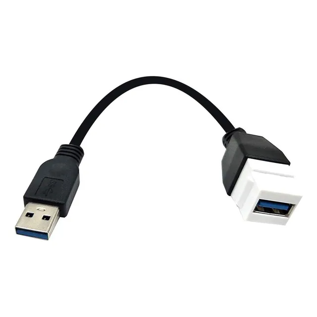 Poyiccot Cable Usb 3.0 Keystone Jack, Usb 3.0 A Macho A Usb