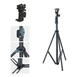 Tripie Lightstand Linco 1.55m + Bracket B Soporte Para Flash Tripie Lightstand Linco 1.55m + Bracket B Soporte Para Flash
