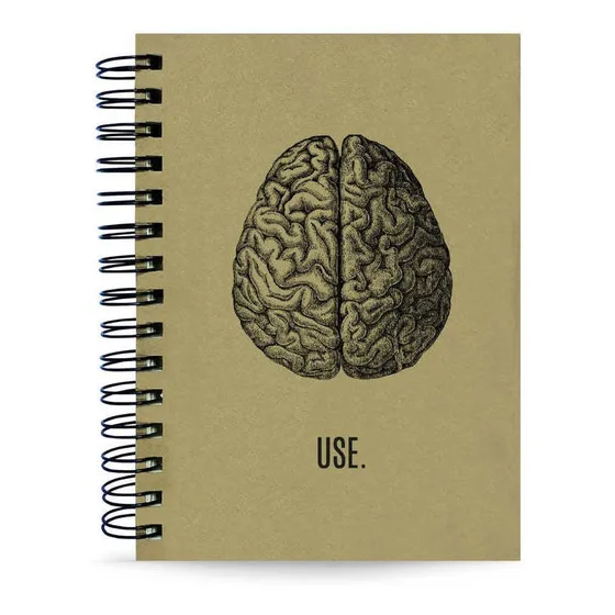 Caderno Use, Capa Dura, 125 Fls, Tamanho 15x21cm