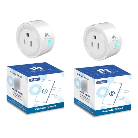 Pack De 2 Enchufes Inteligentes Compatibles Con Alexa/google