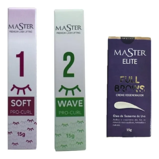 Combo Master Passo 1  + Passo 2 + Full Brows Lash Lifting