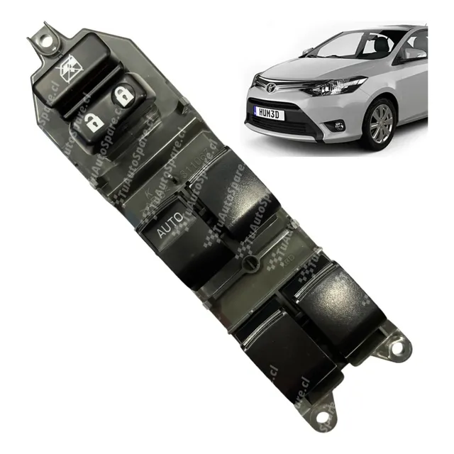 Botonera Alzavidrio Toyota Yaris (4dr) 2014-2018, Piloto
