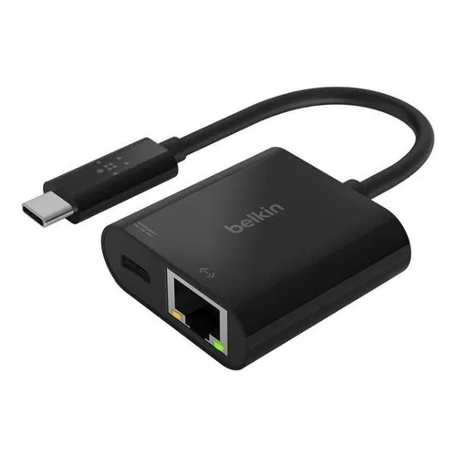 Adaptador Belkin USB-c Gigabit Ethernet + Pd 60 W negro