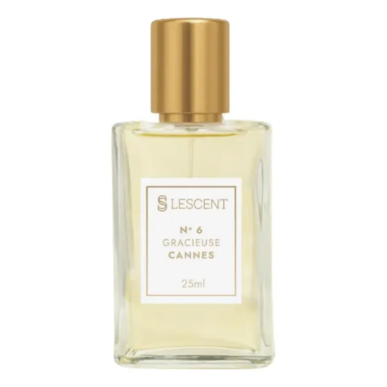 Perfume Deo Colônia Lescent N6 Gracieuse Cannes 25ml Feminino