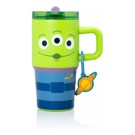 Mug Termico Toy Story 5 Alien 20oz Vaso Keep Termico Verde Lisa