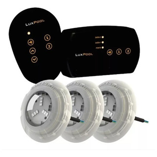 Kit 3 Led Piscina Rgb 9w + MĂłdulo Rgb 2 SaĂdas Aux. Kit 3 Led Piscina Rgb 9w + MĂłdulo Rgb 2 SaĂdas Aux.