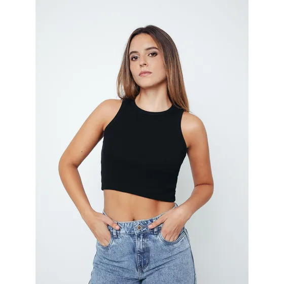 Top Para Mujer Dvk Camiseta Camiseta Ngr
