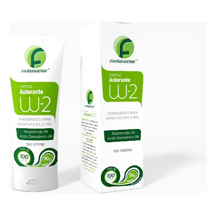 Crema Aclarante W2 Acido Tranexámico + Niacinamida 3%-5%